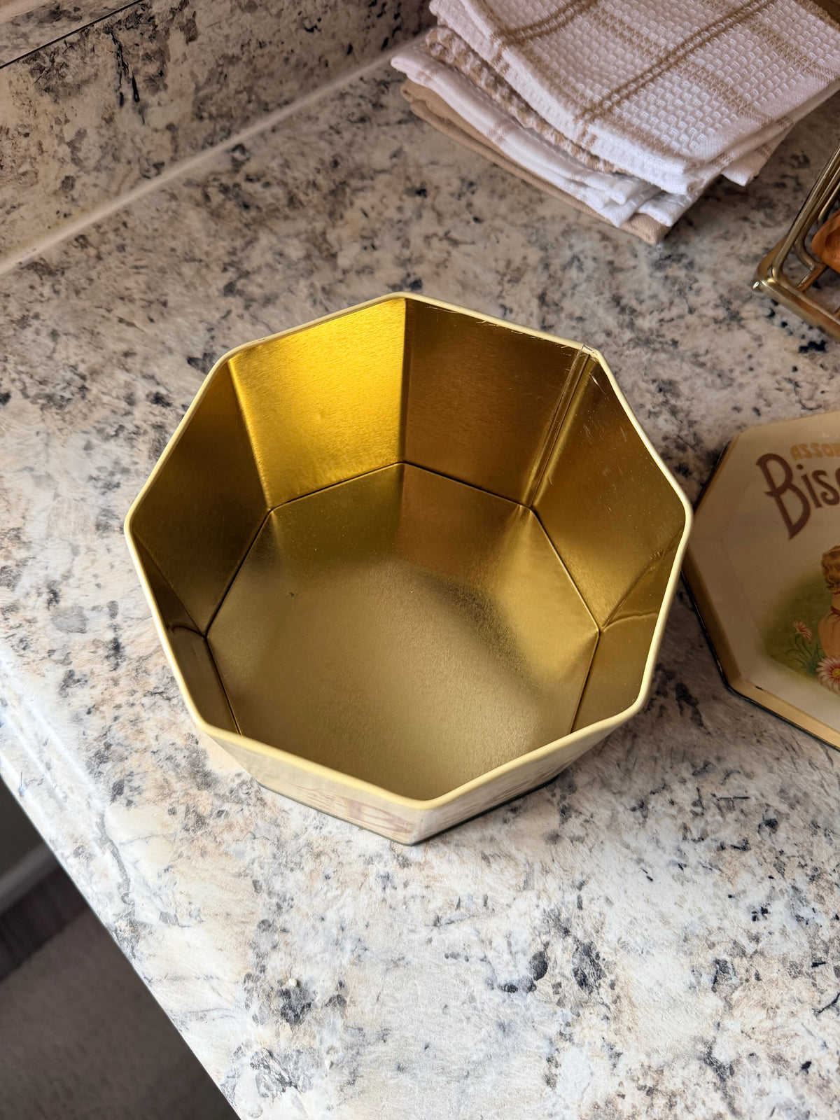 Cottage Biscuit Tin
