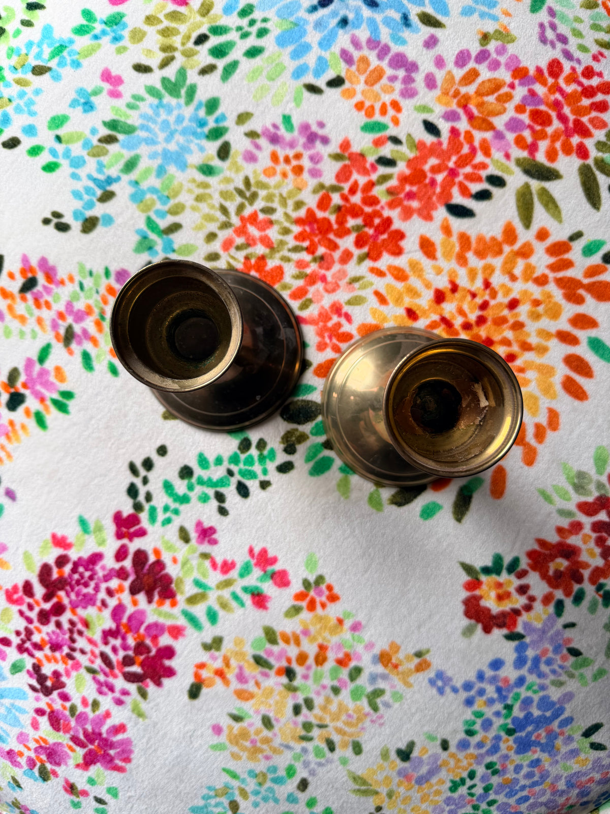 Sunday Brass Candlestick Pair