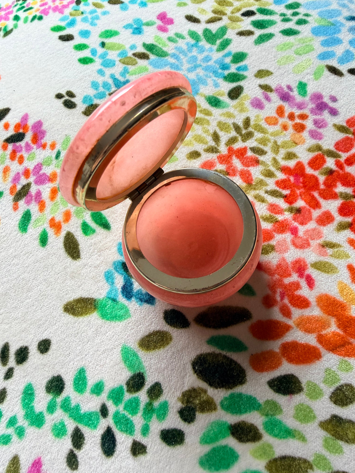 Pink Cameo Trinket Box
