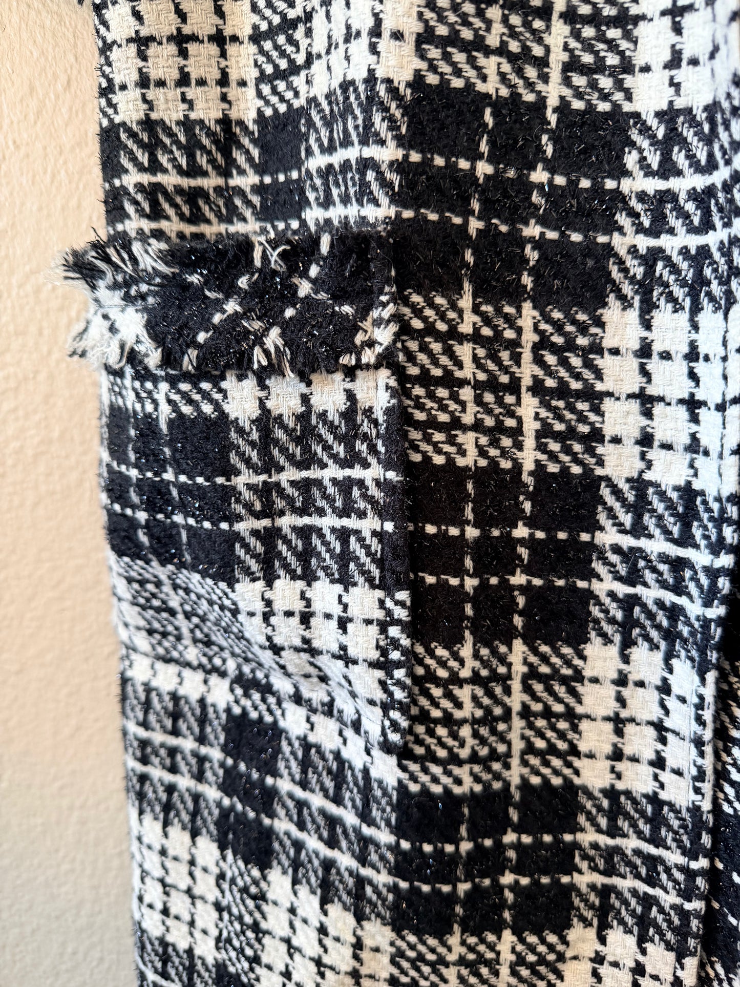 Checked Out Coat Dress