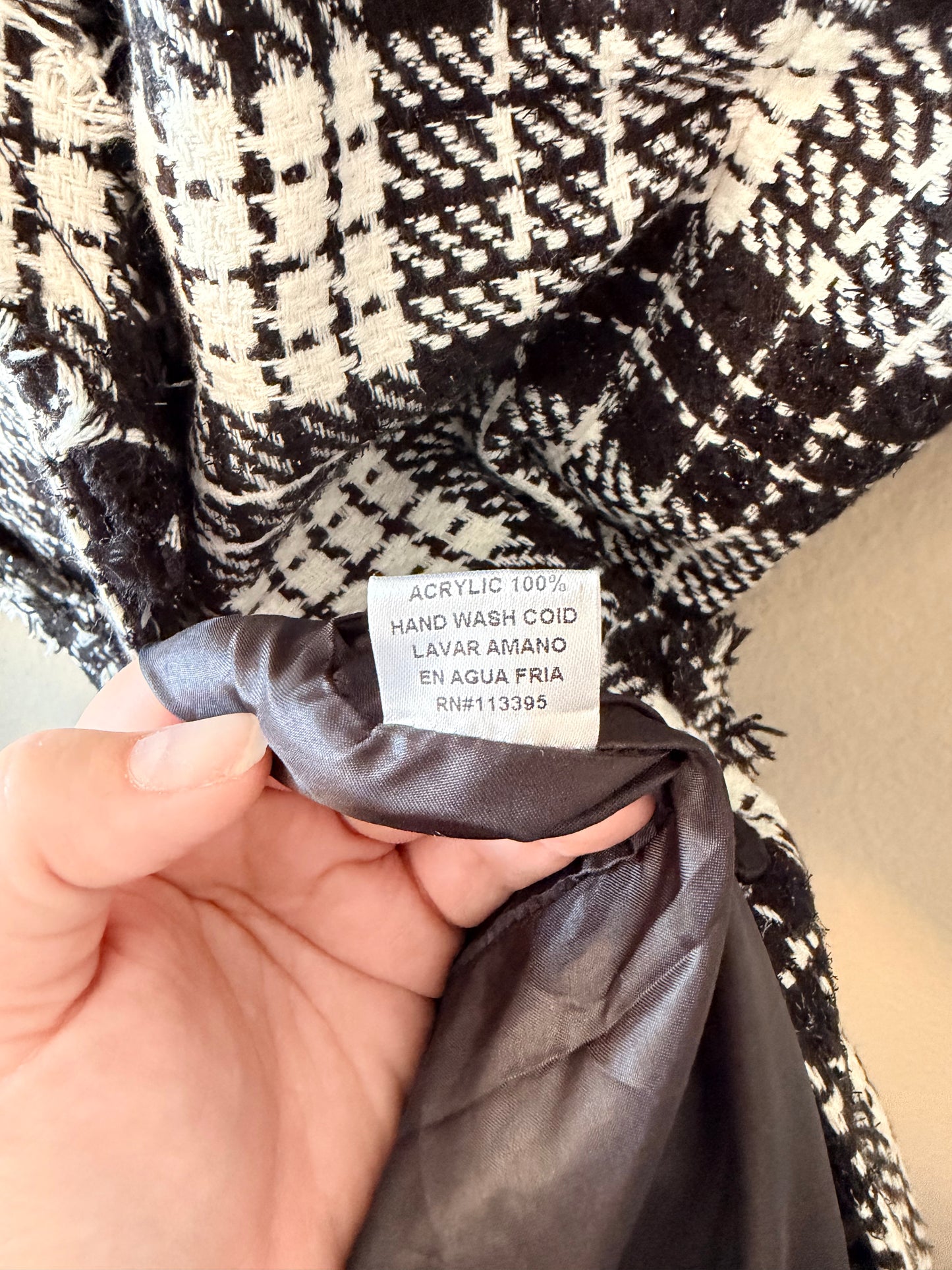 Checked Out Coat Dress